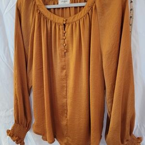 Umgee Women's Mustard Blouse